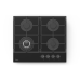 Газовая варочная панель EVELUX, Hi-Tech, 60 см, 4 конфорки, WOK-конфорка, чугунные решетки, газ-контроль, электроподжиг, механическое управление, поверхность из закаленного стекла, цвет черный Газовая варочная панель EVELUX, Hi-Tech, 60 см, 4 конфорки, WOK-конфорка, чугунные решетки, газ-контроль, электроподжиг, механическое управление, поверхность из закаленного стекла, цвет черный