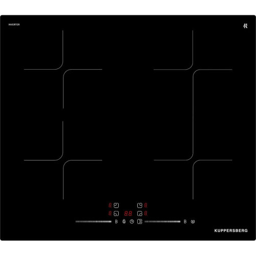 Варочная поверхность Kuppersberg/ Варочная поверхность Kuppersberg, индукция, High-Tech, 59 см, 9 уровней мощности, блокировка управления, автоматическое отключение, Inverter, таймер, Booster, Flexi-zone, слайдерное управление, цвет черный Варочная поверхность Kuppersberg/ Варочная поверхность Kuppersberg, индукция, High-Tech, 59 см, 9 уровней мощности, блокировка управления, автоматическое отключение, Inverter, таймер, Booster, Flexi-zone, слайдерное управление, цвет черный