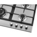 Газовая варочная поверхность/ Газовая варочная поверхность Weissgauff HGG 641 XV нержавеющая сталь