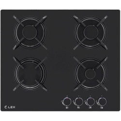 Газовая варочная поверхность/ Газовая варочная поверхность Lex GVG 643A BBL черный