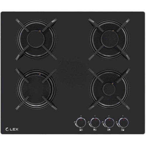 Газовая варочная поверхность/ Газовая варочная поверхность Lex GVG 643A BBL черный