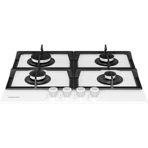 Газовая варочная поверхность/ Газовая варочная поверхность Hotpoint HG 61F/WH белый