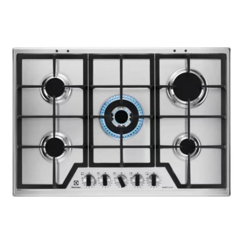 Газовая варочная поверхность/ Газовая варочная поверхность Electrolux KGS75362XX нержавеющая сталь