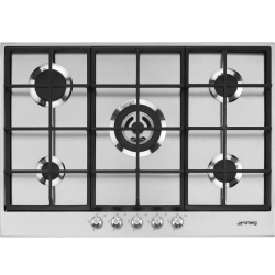 Встраиваемая газовая панель SMEG/ Газ,  Linea,газовая варочная панель, 72,5 см,нержавеющая сталь