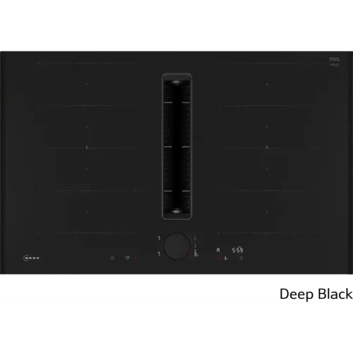 Варочная поверхность с встроенной вытяжкой NEFF/ Без боковых профилей и TwistPad  (Аксессуар заказывается отдельно), индукционная, сенсорное управление, 4 конфорки, пауза, поддержание тепла, таймер, индикатор остаточного тепла, блокировка от детей, 17 уро