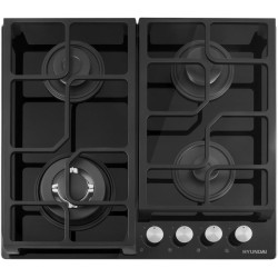 Газовая варочная поверхность/ Газовая варочная поверхность Hyundai HHG 6438 BG черный