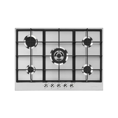 Встраиваемая газовая панель SMEG/ Газ,  Classica,газовая варочная панель, 72,5 см,нержавеющая сталь