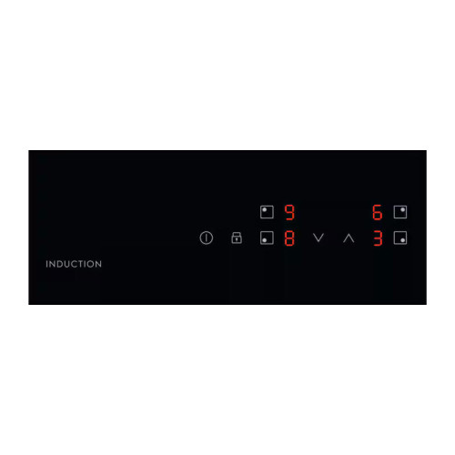 Индукционная варочная поверхность ELECTROLUX/ индукционная на 4 конфорки, cтеклокерамика, мощность: 6900 Вт, независимая установка, размеры (ШхГ): 59x52 см