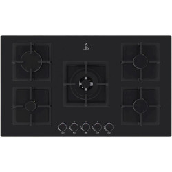 Газовая варочная поверхность/ Газовая варочная поверхность Lex GVG 954 BBL черный