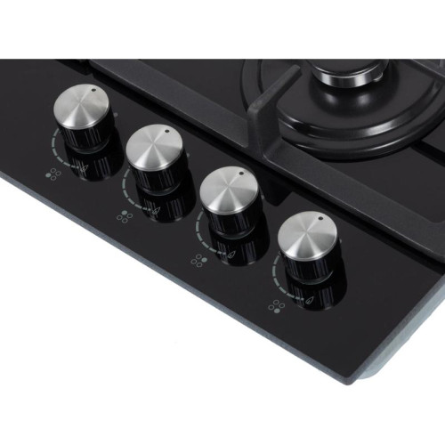 Газовая варочная поверхность/ Газовая варочная поверхность Hyundai HHG 6434 BG черный