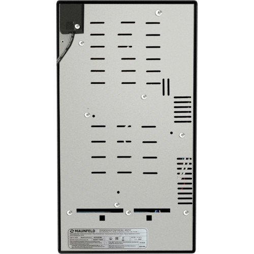 Встраиваемая варочная панель/ Электрическая варочная панель, 30 см, 2 конфорки, зона расширения, сенсорное управление, автоматическое отключение, таймер, черный