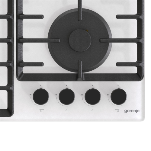 Встраиваемые газовая панели GORENJE/ Газовая варочная панель на закаленном стекле, (шхвхг): 60 × 13,6 × 52 см, белый