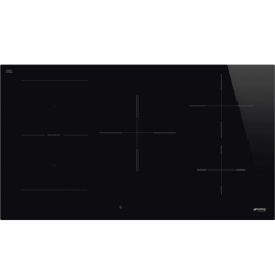Встраиваемая электрическая панель SMEG/ Индукционная варочная панель, 90 см, Multizone, Ультранизкий профиль или вровень со столешницей, черный цвет