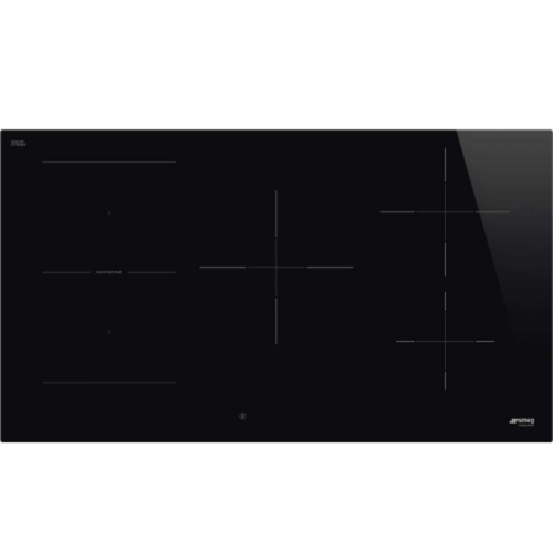 Встраиваемая электрическая панель SMEG/ Индукционная варочная панель, 90 см, Multizone, Ультранизкий профиль или вровень со столешницей, черный цвет