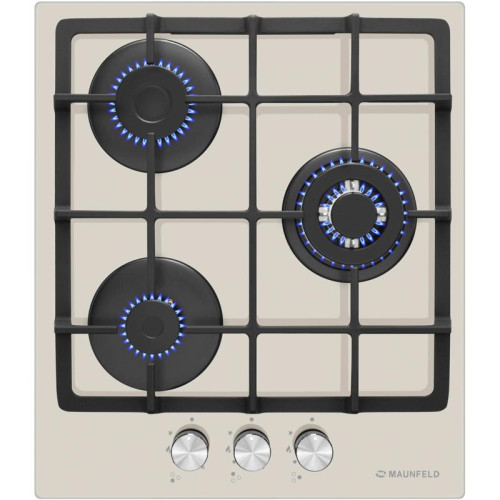Газовая варочная поверхность/ Газовая варочная поверхность Maunfeld EGHG.43.33CBG\G бежевый