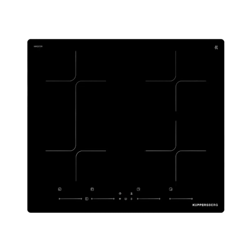 Варочная поверхность Kuppersberg/ Варочная поверхность Kuppersberg, индукция, inverter, High-Tech, 60 см, 4 зоны нагрева, прямой край, 9 уровней мощности, бустер, Stop and Go, Flexi-zone, автоматическое отключение, таймер, поддержание тепла, индикатор ост