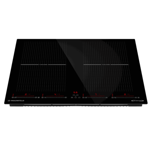 Встраиваемые индукционные панели MAUNFELD/ Встраиваемые индукционные панели MAUNFELD CVI594SF2BK Inverter Индукционная варочная панель, 60 см, 4 конфорки, Flex Zone, слайдерное управление, мощность конфорок 2000, 2000, 1500, 1500 Вт, технология непрерывно
