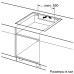 Индукционная,  5.1x80.2x52.2, стеклокерамическая поверхность, индукция, независ., без рамки, цвет:черный