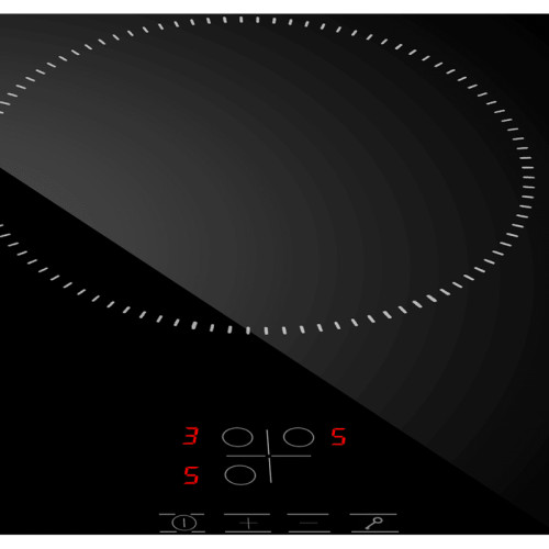 Встраиваемая варочная панель/ Индукционная варочная панель MAUNFELD, 45 см, 3 конфорки, мощность конфорок 1500, 2100, 2600 Вт, сенсорное управление, таймер, автоматическое выключение, бустер, блокировка панели, черный цвет