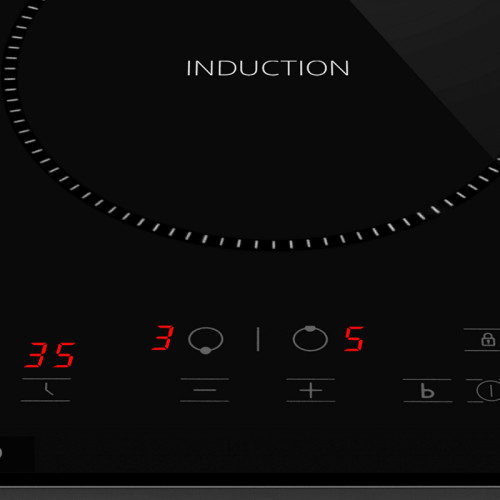 Индукционная варочная панель MAUNFELD/ Индукционная варочная панель MAUNFELD, домино, 30 см, сенсорное управление, таймер, автоматическое выключение, бустер, блокировка панели, черный цвет