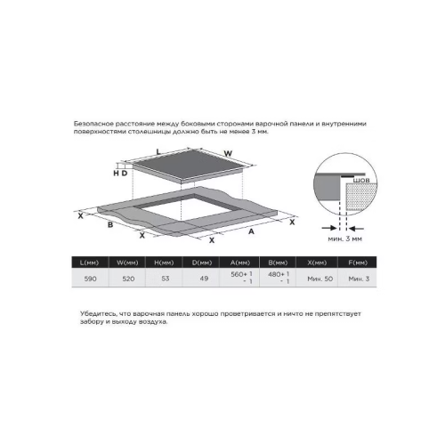 Индукционная варочная поверхность MIDEA/ MDK/Индукционная варочная поверхность MIDEA, 60 см, скошенный край, сенсорное/слайдерное управление, Iverter quattro, 2 Flex Zone, Booster, таймер, индикация остаточного тепла, защита от детей, цвет черный