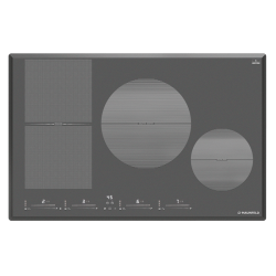 Индукционная варочная панель/ Индукционная варочная панель с Flex Zone и Booster MAUNFELD CVI804SFDGR, 80 см, 4 конфорки, мощность конфорок 2000, 1500, 2300, 1200 Вт, технология непрерывного нагрева, таймер, автоматическое выключение, бустер, блокировка п
