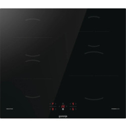 Индукционная варочная панель GORENJE/ Независимая индукционная варочная панель, 4 конфорки, стеклокерамика, сенсорная панель управления, PowerBoost, Распознование посуды, без рамки, блокировка от детей, автоблокировка, цвет черный