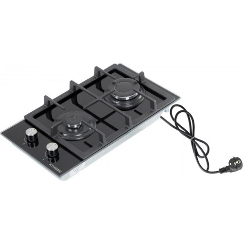 Газовая варочная поверхность/ Газовая варочная поверхность Hyundai HHG 3235 BG черный