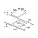 Встраиваемые индукционные панели MAUNFELD/ Индукционная, 30 см, Домино, Управление: слайдерное, сенсорное, Flex Zone и Booster, Таймер, Быстрый нагрев, непрерывный нагрев, стеклокерамика, серый