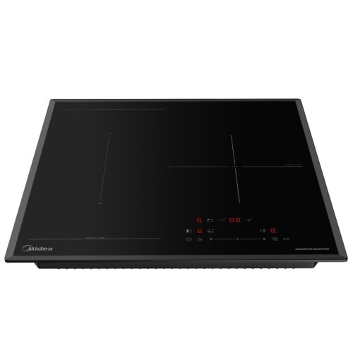 Варочная панель MIDEA/ MDK/Варочная панель MIDEA, индукция, 45 см, 3 зоны нагрева, Flex зона, Booster, слайдерное управление, 9 уровней мощности, таймер, индикация остаточного тепла, Inverter quattro, скошенные края, цвет черный