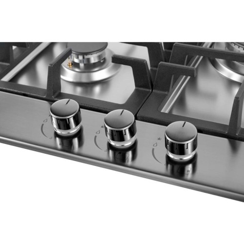 Газовая варочная поверхность/ Газовая варочная поверхность Weissgauff HGG 451 XFh нержавеющая сталь