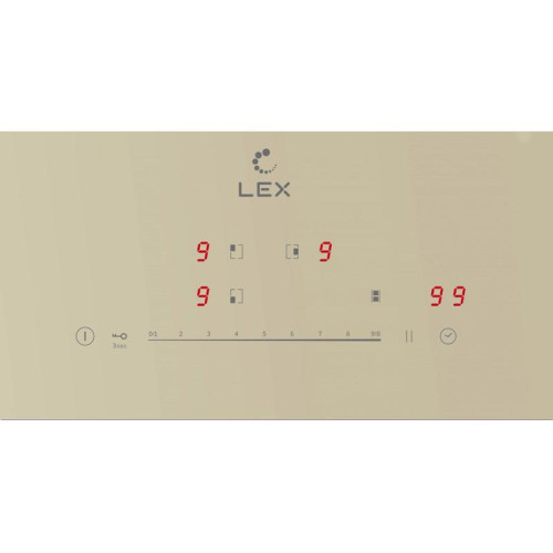 Индукционная варочная поверхность/ Индукционная варочная поверхность Lex EVI 631A IV слоновая кость