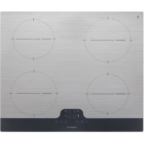 Индукционная варочная поверхность/ Индукционная варочная поверхность Hyundai HHI 6772 GR серебристый
