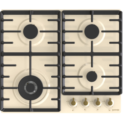 Встраиваемые газовая панели GORENJE/ Газ, 60 × 13 × 52 см,Газовая варочная панель, Цвет: Слоновая кость, Газовая варочная панель, Решетки: Чугунные решетки, Автоматический электроподжиг варочной поверхности, Габаритные размеры (вхшхг): 13 × 60 × 52 см, Ве
