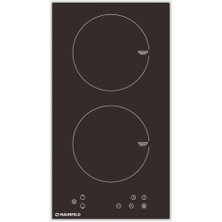 Индукционная домино MAUNFELD/ Варочная панель домино, индукция, 30см, 2 конфорки, сенсорное управление, таймер, автоматическое выключение, бустер, индикатор остаточного тепла, индикация степени нагрева, блокировка панели, мощность конфорок 1500/1800, 2000