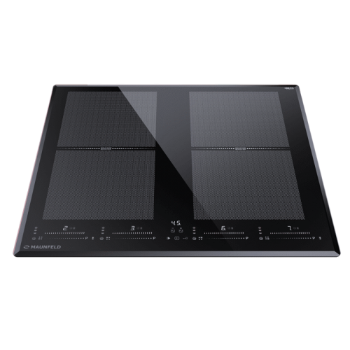 Индукция, 60 см, с двумя Flex Zone и Booster, слайдерное управление, таймер, автоматическое выключение, черный