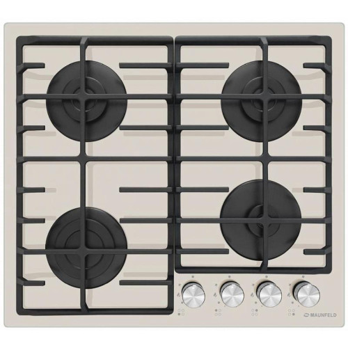 Газовая варочная поверхность/ Газовая варочная поверхность Maunfeld EGHG.64.6CBG/G бежевый