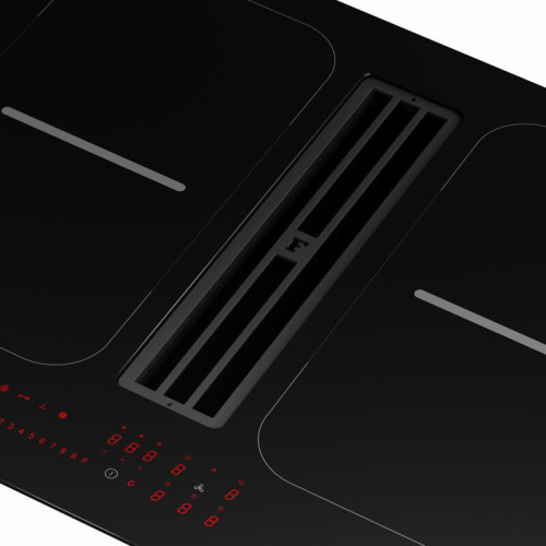 Встраиваемые индукционные панели Franke/ Best, Серия FRANKE MARIS, Индукционная варочная поверхность со встроенной вытяжкой FSM 7081R HI, 700 x 500 мм, 1050 м3/ч, черное стекло