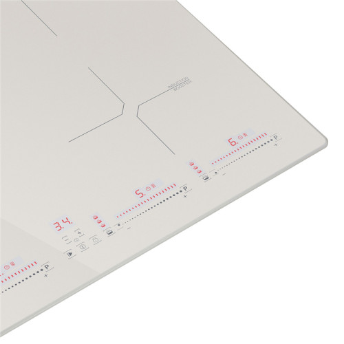 Встраиваемая варочная панель HOMSAir/ Индукционная варочная панель HOMSair HIC64SBG, 60 см, 4 конфорки, мощность конфорок 2000, 2000, 1200, 1200 Вт, сенсорное управление, бустер, автоматическое выключение, 9 уровней мощности, блокировка панели, таймер, бе