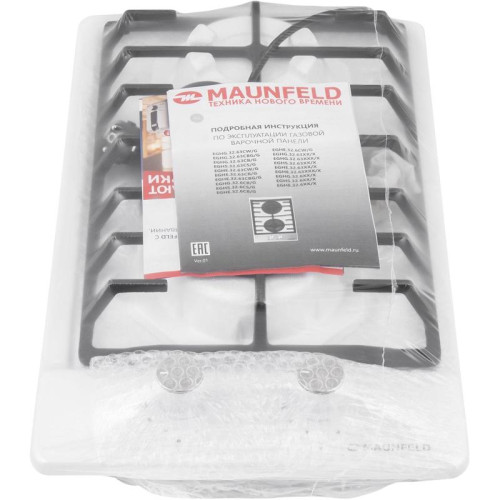 Газовая варочная поверхность/ Газовая варочная поверхность Maunfeld EGHE.32.63CW/G белый