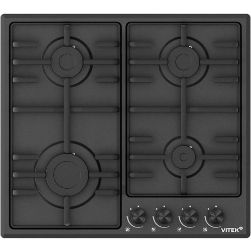 Газовая варочная поверхность/ Газовая варочная поверхность Vitek VGH 6410 MBK черный