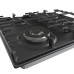 Встраиваемые газовая панели GORENJE/ Встраиваемые газовая панели GORENJE GW642SYB Газ, 60 ? 13 ? 52 см, Газ-контроль, чугунные решетки, вок, черный