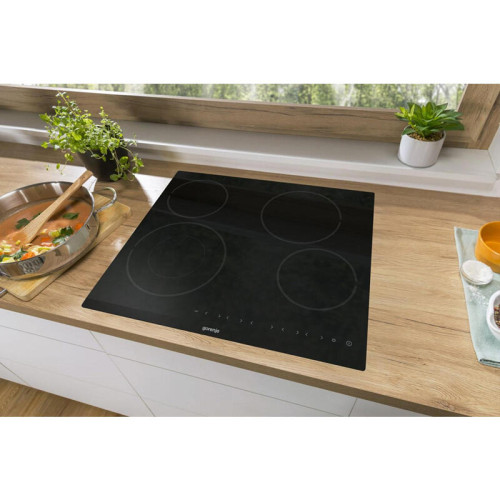 Варочная панель Gorenje/ Варочная панель Gorenje, 59 см, Hi-Light, 4 конфорки, таймер, сенсорное управление, шлифованный передний край, PowerBoost, дисплей, блокировка от детей, цвет черный Варочная панель Gorenje/ Варочная панель Gorenje, 59 см, Hi-Light, 4 конфорки, таймер, сенсорное управление, шлифованный передний край, PowerBoost, дисплей, блокировка от детей, цвет черный