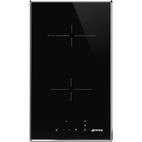 Электрическая домино SMEG/ SMEG SE232TX1 Cтеклокерамическая варочная панель, 30 см, прямой край в рамке из нержавеющей стали