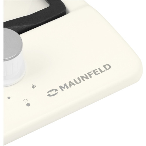 Газовая варочная панель MAUNFELD/ Газовая варочная панель MAUNFELD EGHE.32.63CBG/G, механическое управление, 2 конфорки, мощность конфорок 1700, 3000, электроподжиг, газ-контроль, WOK, цвет бежевый