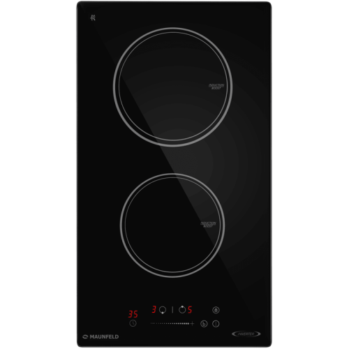 Индукционная варочная панель MAUNFELD/ Индукционная варочная панель MAUNFELD, домино, 30 см, сенсорное управление, таймер, автоматическое выключение, бустер, блокировка панели, черный цвет
