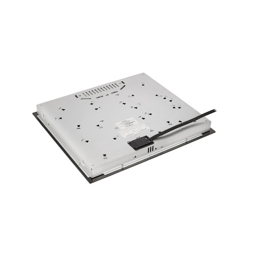 Варочная панель электрическая, стеклокерамика,  Hi Light, 60 см, 4 конфорки, сенсорное управление, 9 уровней мощности, таймер 1-99 мин, блокировка управления, защитное отключение,   двухконтурная, 6400 Вт, черное стекло, 590х520х50 мм.