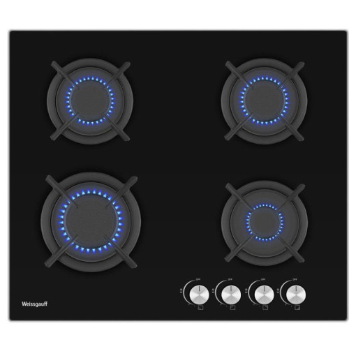 Газовая варочная поверхность/ Газовая варочная поверхность Weissgauff HG 640 BG черный