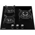 Газовая варочная поверхность/ Газовая варочная поверхность Weissgauff HG 430 BGV черный Газовая варочная поверхность/ Газовая варочная поверхность Weissgauff HG 430 BGV черный