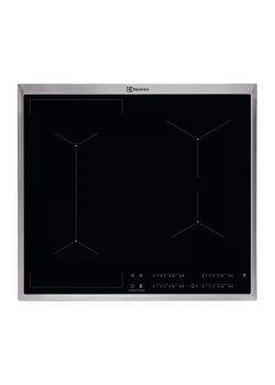 Встраиваемые индукционные панели ELECTROLUX/ Индукционная,  ! 59х52х4,4 см, индукция, черный, сенсорное управление, рама из нержавеющей стали